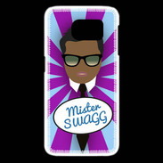 Coque Samsung Galaxy S6 edge Mister Swag Black