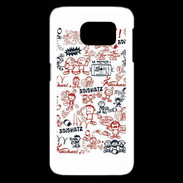 Coque Samsung Galaxy S6 edge Adishatz All Over Rugby