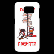 Coque Samsung Galaxy S6 edge Adishatz Check Hiver G