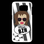 Coque Samsung Galaxy S6 edge Miss Bretagne Chatain