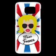 Coque Samsung Galaxy S6 edge Miss France Blonde