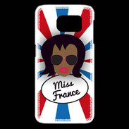 Coque Samsung Galaxy S6 edge Miss France Black