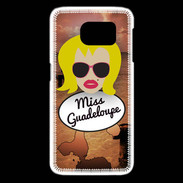 Coque Samsung Galaxy S6 edge Miss Guadeloupe Blonde