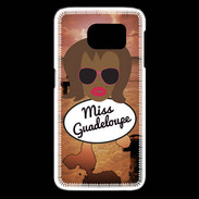 Coque Samsung Galaxy S6 edge Miss Guadeloupe Black