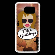 Coque Samsung Galaxy S6 edge Miss Guadeloupe Rousse