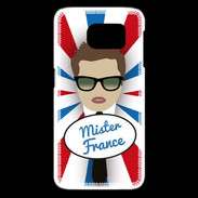 Coque Samsung Galaxy S6 edge Mister France Chatain