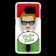 Coque Samsung Galaxy S6 edge Mister Italie Roux