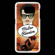 Coque Samsung Galaxy S6 edge Mister Réunion Brun