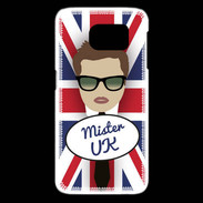 Coque Samsung Galaxy S6 edge Mister UK Chatain