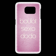 Coque Samsung Galaxy S6 edge Boulot Sexo Dodo Rose ZG