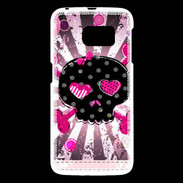 Coque Samsung Galaxy S6 Fond tête de mort 12