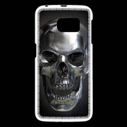 Coque Samsung Galaxy S6 Tête de mort en métal
