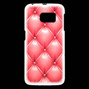 Coque Samsung Galaxy S6 Capitonnage Rose