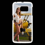 Coque Samsung Galaxy S6 Avion sexy