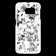 Coque Samsung Galaxy S6 Design Fleur Tribal
