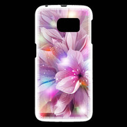 Coque Samsung Galaxy S6 Design Orchidée violette
