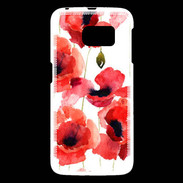 Coque Samsung Galaxy S6 Illustration de coquelicots
