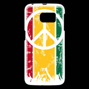 Coque Samsung Galaxy S6 Rasta Peace and Love 15