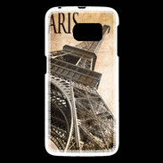 Coque Samsung Galaxy S6 Tour Eiffel vertigineuse vintage