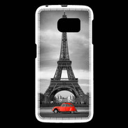 Coque Samsung Galaxy S6 Vintage Tour Eiffel et 2 cv
