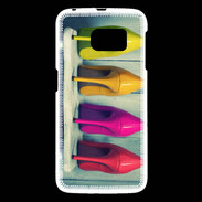Coque Samsung Galaxy S6 Chaussures à talons colorés 5