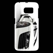 Coque Samsung Galaxy S6 Belle voiture sportive blanche