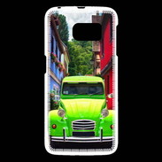 Coque Samsung Galaxy S6 2cv verte de collection