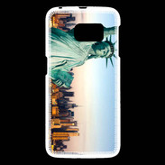 Coque Samsung Galaxy S6 Statue de la liberté et ville de New York 15