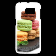 Coque Samsung Galaxy S6 Macarons sur ardoise
