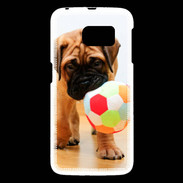 Coque Samsung Galaxy S6 Bull mastiff chiot