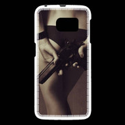 Coque Samsung Galaxy S6 Attention maîtresse dangereuse