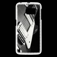 Coque Samsung Galaxy S6 Guitare en noir et blanc