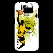 Coque Samsung Galaxy S6 Basketteur en dessin