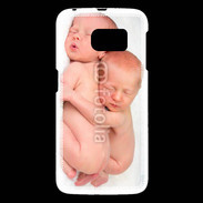 Coque Samsung Galaxy S6 Duo de bébés qui dorment