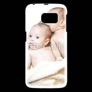 Coque Samsung Galaxy S6 Jumeaux bébés