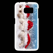 Coque Samsung Galaxy S6 3 chatons Noël