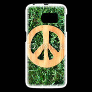 Coque Samsung Galaxy S6 Paix et herbe