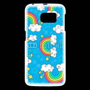 Coque Samsung Galaxy S6 Ciel Rainbow