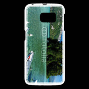 Coque Samsung Galaxy S6 Barques sur le lac d'Annecy