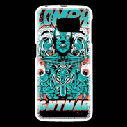 Coque Samsung Galaxy S6 Tête de Mort Zombie 25