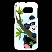 Coque Samsung Galaxy S6 Panda géant en cartoon
