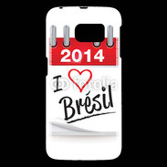 Coque Samsung Galaxy S6 I love Bresil 2014