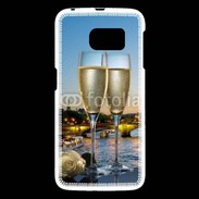 Coque Samsung Galaxy S6 Amour au champagne