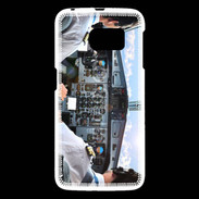 Coque Samsung Galaxy S6 Cockpit avion de ligne