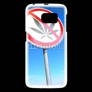 Coque Samsung Galaxy S6 Interdiction de cannabis