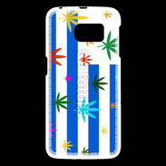 Coque Samsung Galaxy S6 Drapeau Uruguay cannabis