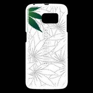 Coque Samsung Galaxy S6 Fond cannabis