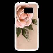 Coque Samsung Galaxy S6 Rose rétro 