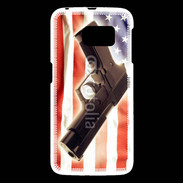 Coque Samsung Galaxy S6 Pistolet USA