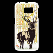 Coque Samsung Galaxy S6 Illustration de cerf 5